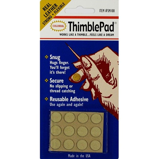 Thimblepad Leather Adhesive Thimble