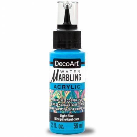 Water Marbling Acrylic Paint Light Blue
