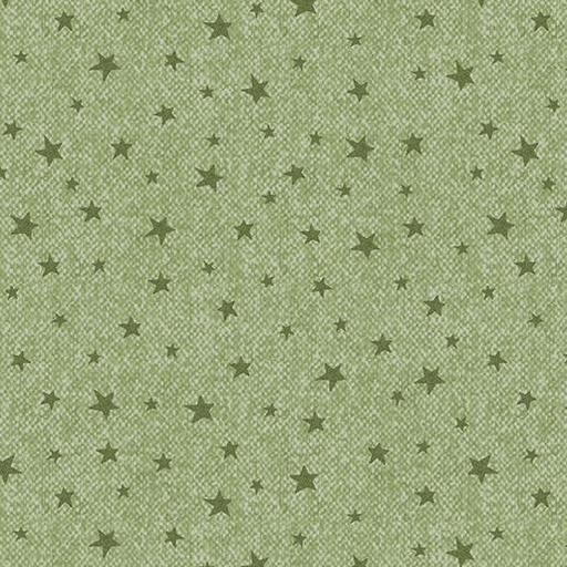 Winter Forest Wooly Stars Light Green