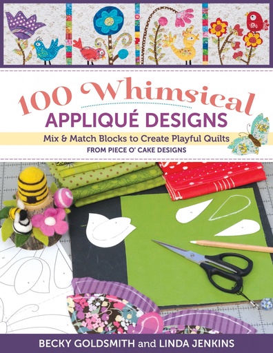 100 Whimsical Applique Designs