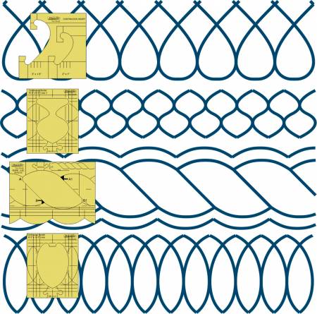 [WT-BS-LS] Border Sampler Template Set Low Shank